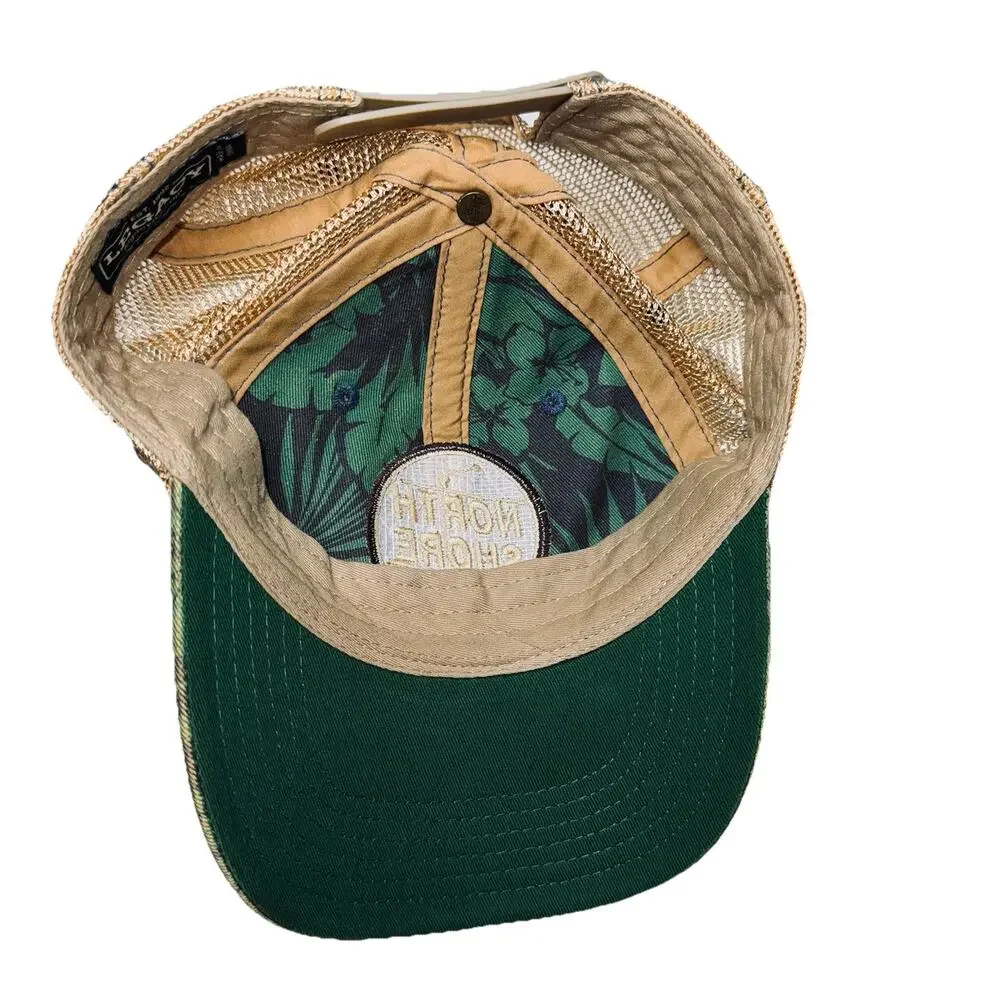 Legacy North‎ Shore Surf Shop Tropical Green Trucker Hat Cap Hawaii Adjustable